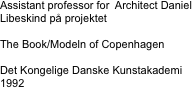 Assistant professor for  Architect