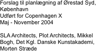Forslag til planlægning af Ørestad